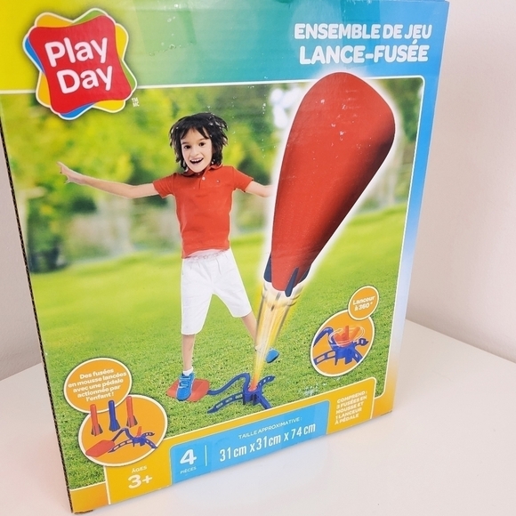 Rocket SET - 1 Stomp Launcher and 3 Rockets Never used - Picture 4 of 10